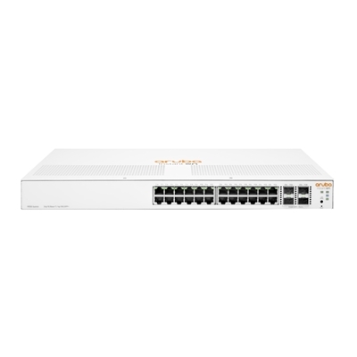 SWITCH ARUBA ISTANT ON JL684A 1930 24G MANAGED 24XRJ45 10/100/1000 POE 370W + 4SFP+ 1/10GBE GARANZIA A VITA FINO:31/12
