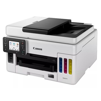 13.992-1.jpg STAMPANTE CANON MFC INK MAXIFY GX6050 REFILLABLE 4470C006 3IN1 24IPM 250+100FG ADF50FG LCD 6.9CM F/R LAN WIFI FINO:31/10