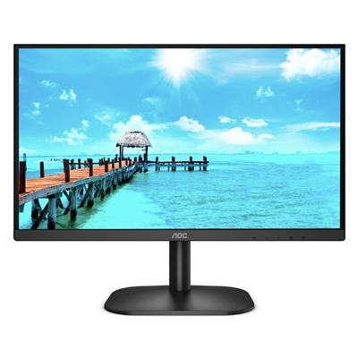 MONITOR AOC LCD VA LED 23.8'' WIDE FRAMELESS 24B2XDM 4MS FHD 3000:1 BLACK VGA DVI VESA FINO:31/10