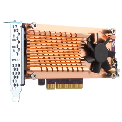 43.9715-1.jpg SCHEDA ESPANSIONE SSD QNAP QM2-2P-384 DUAL M.2 PCIE
