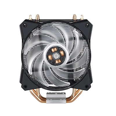 89.1246-1.jpg VENTOLA X CPU COOLER MASTER MAP-T4PN-220PC-R1 MASTERAIR MA410P INTEL LGA775/2066 AMD AM4/FM2+ 12X12X2.5CM 6-30DBA 650-2000RPM 4P