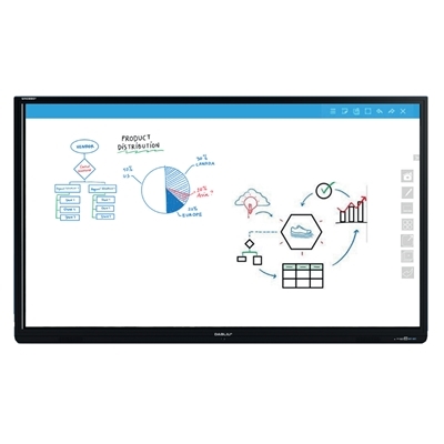MONITOR INTERATTIVO WACEBO DABLIUTOUCH 65''E11L-C65B 4K RAM4GB STORAGE32GB-500CD/M2 5.000:1 40TOUCH-SW.OKTOP-STAFFA INCL.