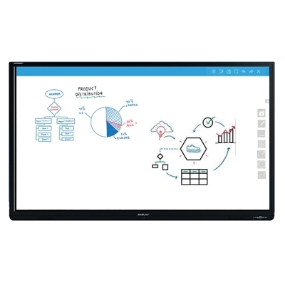 MONITOR INTERATTIVO WACEBO DABLIUTOUCH 75'' E11L-C75B RAM4GB STORAGE32GB-500CD/M2 5.000:1 40TOUCH-SW.OKTOP-STAFFA INCL