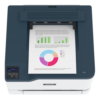 18.1117-3.jpg STAMPANTE LASER COLOR XEROX C230V_DNI 24PPM USB LAN WIFI AIRPRINT F/R 256MB 600X600DPI 1Y