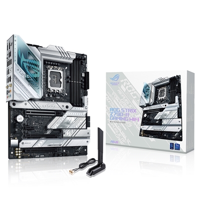 MB ASUS ROG STRIX Z790-A GAMING WIFI Z790 LGA1700 4XDDR5DC-7800(O.C.) DP HDMI 1XPCIE5.0X16 4XSATA3 M.2 WIFI ATX 90MB1E00-M0EAY0