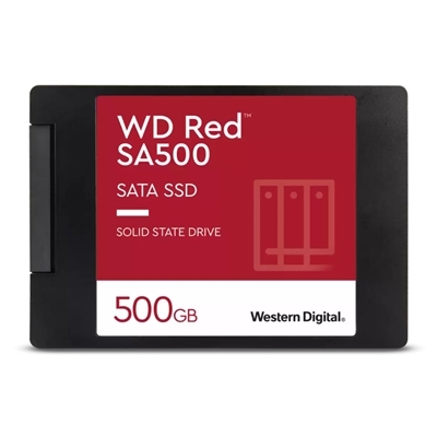 SSD-SOLID STATE DISK 2.5'' 500GB SATA3 WD RED WDS500G1R0A X NAS READ:560MB/S-WRITE:530MB/S
