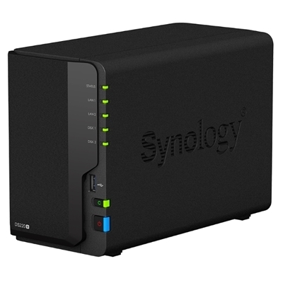 43.1279-2.jpg NAS SYNOLOGY DS220+ X 2HD 3.5''/2.5'' SATA2/3>NO HD<DUAL CORE 2.0GHZ-2GB DDR4-21P GIGA-2P USB3.0-SLOT SD-SUPP.25 TEL.
