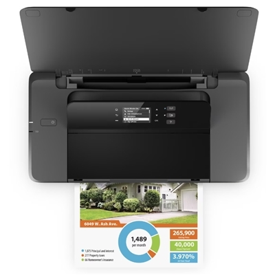 11.6732-2.jpg STAMPANTE HP INK OFFICEJET MOBILE 200 CZ993A BLACK A4 7-10-19-20PPM 128MB WIFI-LAN-USB EPRINT 1Y