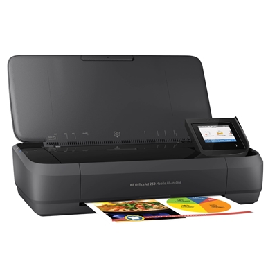 11.6737-1.jpg STAMPANTE HP MFC OFFICEJET MOBILE 250 CZ992A BLACK 3IN1 A4 7/10/19PPM 128MB WIFI-USB EPRINT 240V 3.06KG 1200DPI 1Y