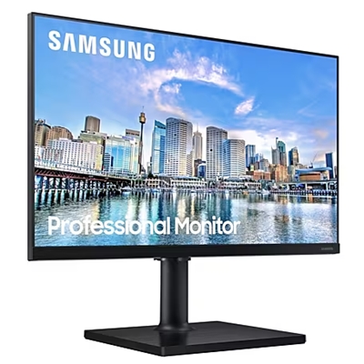 22.454-1.jpg MONITOR SAMSUNG LCD IPS LED 23.5'' WIDE F24T450 5MS FHD BLACK HDMI DP 3XUSB REG.ALTEZZA VESA FINO:31/01