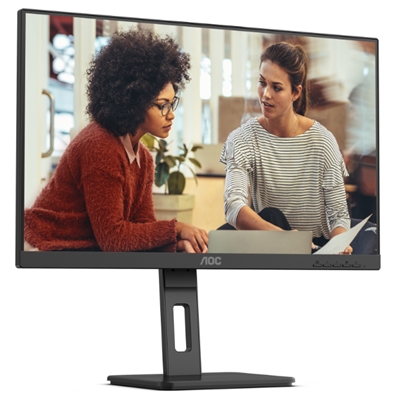 29.2431-1.jpg MONITOR AOC LCD IPS LED 24'' WIDE FRAMELESS 24E3QAF 4MS MM FHD 1000:1 BLACK REG.ALT. PIVOT VGA HDMI DP HUB USB VESA FINO:31/01