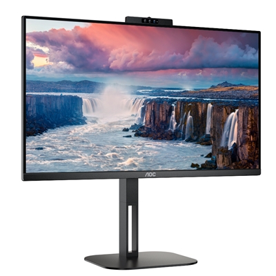 29.283-1.jpg MONITOR AOC LCD IPS LED 23.8'' WIDE FRAMELESS 24V5CW/BK 4MS MM FHD 1000:1 BLACK REG.ALT. PIVOT HDMI DP USB-C 4XUSB WEB FINO:31/01