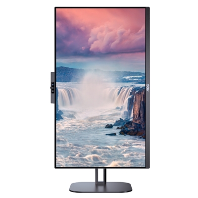 29.283-3.jpg MONITOR AOC LCD IPS LED 23.8'' WIDE FRAMELESS 24V5CW/BK 4MS MM FHD 1000:1 BLACK REG.ALT. PIVOT HDMI DP USB-C 4XUSB WEB FINO:31/01
