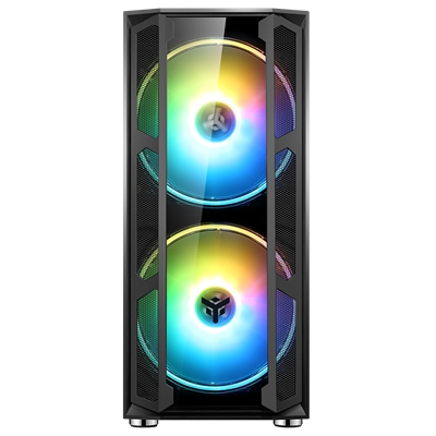32.0004-1.jpg CABINET ITEK MAJES 20 EVO - GAMING FULL TOWER, 2X20CM ARGB FAN, USB3, FRONT & SIDE PANEL TEMP GLASS (ITGCAMAJ20E) FINO:31/01