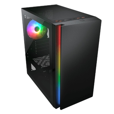 32.0032-1.jpg CABINET MINI TOWER COUGAR 385PC40R PURITY RGB GAMING NERO 200X392X360MM 4SLOT 2X3,5'' 2X2,5'' VETRO 1XFANRGB