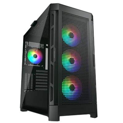 CABINET MIDI TOWER COUGAR 385AD10C AIRFACE PRO RGB NERO 240X496X465MM 7SLOT 2X3,5'' 2X2,5'' VETRO 4XFAN ARGB