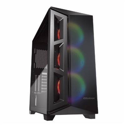 CABINET MIDI TOWER COUGAR 3858M30B DARKBLADER X5 RGB TRANSLUCENT BLACK 220X486X468MM 7SLOT 2X3,5'' 2X2,5'' VETRO 3XFAN ARGB