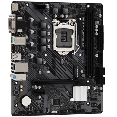 33.5829-2.jpg MB ASROCK H510M-HDV/M2 SE H510 LGA1200 2XDDR4DC-2933 1XPCIE4.0X16 HDMI D-SUB DVI-D 4XSATA3 M.2 GBLAN MATX 90-MXBM00-A0UAYZ