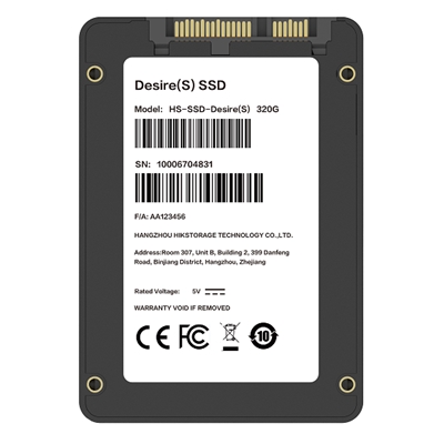 34.1027-2.jpg SSD-SOLID STATE DISK 2.5'' 320GB SATA3 HIKVISION DESIRE HS-SSD-DESIRE(S) - READ:560MB/S-WRITE:480MB/S