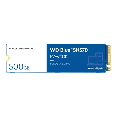 SSD-SOLID STATE DISK M.2(2280) NVME 500GB PCIE3.0X4 WD BLUE SN570 WDS500G3B0C READ:2400MB/S-WRITE:1750MB/S