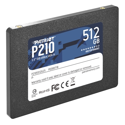 34.8145-2.jpg SSD-SOLID STATE DISK 2.5'' 512GB SATA3 PATRIOT P210S512G25 P210 READ:520MB/S-WRITE:430MB/S