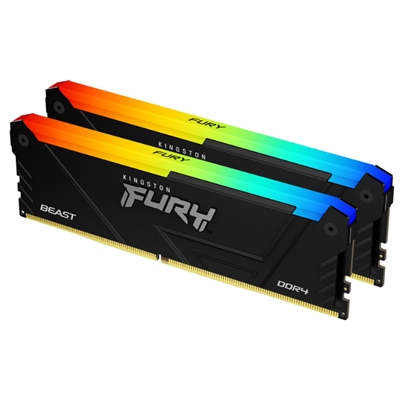 DDR4 16GB(2X8GB) 3200MHZ RGB KF432C16BB2AK2/16 KINGSTON FURY BEAST CL16