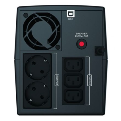 42.3110-1.jpg UPS CONCEPTRONIC ZEUS03EM 1200VA/720W AVR INTEGRATO 3P IEC UE+2 SCHUKO- FINO:31/01