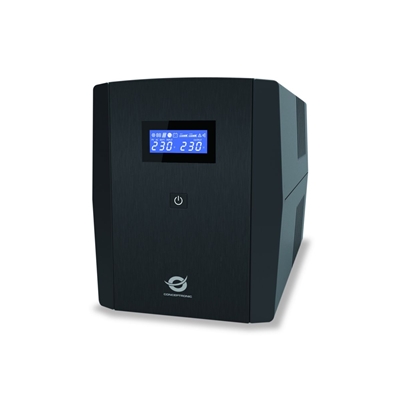 UPS CONCEPTRONIC ZEUS04EP 2200VA/1320W AVR INTEGRATO - LINE INTERACTIVE 6P IEC UE -DISPLAY LCD-NO FUNZ.HID USB