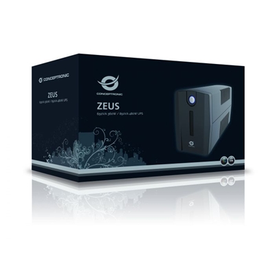 42.320-2.jpg UPS CONCEPTRONIC ZEUS01ES 600VA/360W AVR INTEGRATO - 2 PRESE SCHUKO RIAVVIO AUTOM.-INCLUDE 1P USB