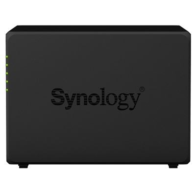 43.1224-3.jpg NAS SYNOLOGY DS418 X 4HD SATA2>SENZA DISCHI<HOT SWAP-1,4GHZ-DDR3 1GB-2P GIGA-3P USB+1P ESATA-SUPP.25 TELEC.-GAR.2 ANNI
