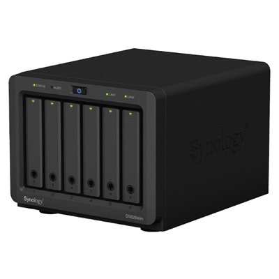 43.1266-1.jpg NAS SYNOLOGY DS620SLIM X 6HD 2.5''SATA/SSD ''>SENZA DISCHI<DC 2.5GHZ-DDR3L 2GB-2P GIGA-2P USB3.0-SUPP.25 TELEC.-GAR.2 ANNI