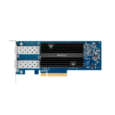 SCHEDA DI INTERFACCIA DI RETE 10GBE SFP + SYNOLOGY E10G21-F2 A DOPPIA PORTA PER SERIE FSXX-,SAXX,UC3200,RSXXXXS+,RSXXXXS,