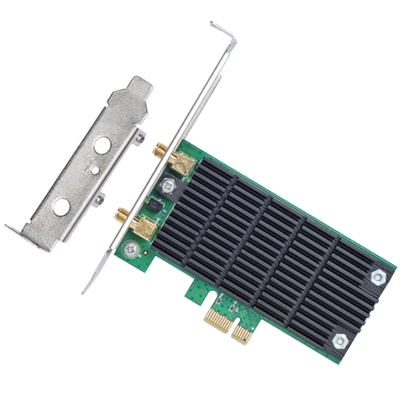 43.5210-1.jpg ADATTATORE PCI EXPRESS WI-FI AC1200 TP-LINK ARCHER T4E 300MBPS A 2.4GHZ + 867MBPS A 5GHZ BEAMFORMING FINO:31/01
