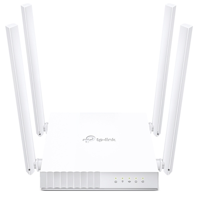 WIRELESS AC750 ROUTER DUAL BAND TP-LINK ARCHER C24 5GHZX433MBPS/2.4GHZX300MBPS 1P×10/100M WAN,4P ×10/100M FINO:31/01
