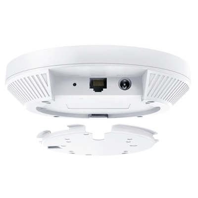 43.6327-3.jpg WIRELESS N ACCESS POINT AX3000 CEILING MOUNT DUALBAND TP-LINK EAP653 WI-FI 6-1P GBPS RJ45,802.3AT DC MU-MIMO, NO POWER ADAPTER