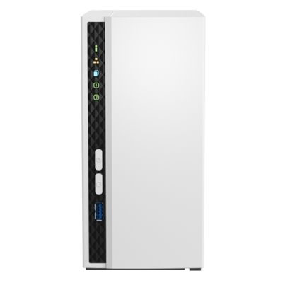 NAS QNAP TS-233 X 2HD 3,5''SATA3>NO HD<1P GIGA-1P USB3.2-1P USB2.0-2GB -CPU ARM 2.0GHZ 4 CORE - GAR. 2 ANNI-