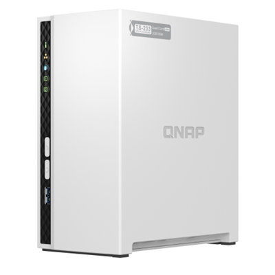 43.8747-2.jpg NAS QNAP TS-233 X 2HD 3,5''SATA3>NO HD<1P GIGA-1P USB3.2-1P USB2.0-2GB -CPU ARM 2.0GHZ 4 CORE - GAR. 2 ANNI-