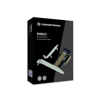 43.8765-1.jpg ADATTATORE PCIE SSD M.2 NVME CONCEPTRONIC EMRICK05B SUPPORTA PCIE GEN 3.0X4 SSD M.2 PCIE NVME