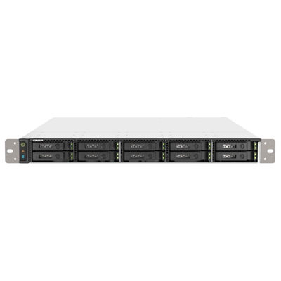NAS QNAP TS-H1090FU-7232P-64G 10HD >NO HD< 1U 2X25GBE SFP28-2X2.5GBE-3P USB-64GB RDIMM DDR4 ECC-AMD 7232P 3.2GHZ