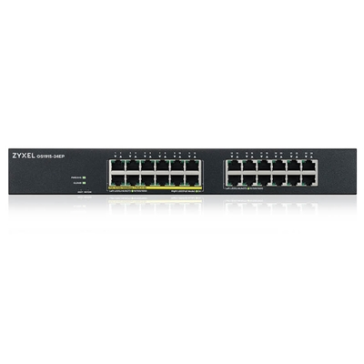 43.9076-2.jpg SWITCH ZYXEL GS1915-24EP-EU0101F 24P GIGA POE (FINO 130W)-NEBULAFLEX - SUPPORTO IPV6, VLAN - DESIGN SENZA VENTOLE, DESKTOP