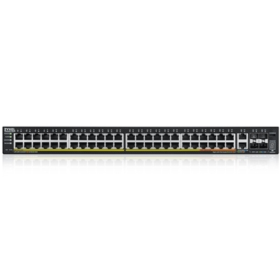 43.9453-1.jpg SWITCH 48P GIGABIT POE +2P 10GBE MG POE+4P 10 GIGABIT SFP+ ZYXEL XGS2220-54HP-EU0101F LAYER 3 LITE STACKABLE - RACK FINO:31/03