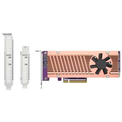 43.9455-1.jpg SCHEDA ESPANSIONE SSD QNAP QM2-2P-384A DUAL M.2 SUPP. FINO 2 SSD PCIE
