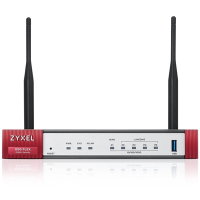 43.9657-2.jpg FIREWALL ZYXEL USGFLEX50AX-EU0101F 4P LAN/DMZ 1P WAN 1P USB -WIFI 6 AX1800- VPN:10 IPSEC/L2TP-5 SSL