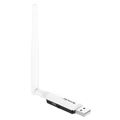 44.719-2.jpg WIRELESS N 300M LAN USB TENDA U1 802.11BGN - 2T2R 2.4GHZ- 1 ANTENNA - GARANZIA 3 ANNI-