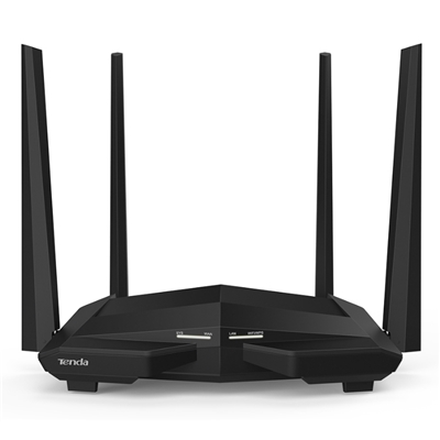 WIRELESS AC1200 ROUTER DUAL BAND TENDA AC10U 5GHZX867MBPS/2.4GHZX300MBPS -1P WAN+3P GIGABIT-1P USB-4ANT. 5DBI - GARANZIA 3 ANNI