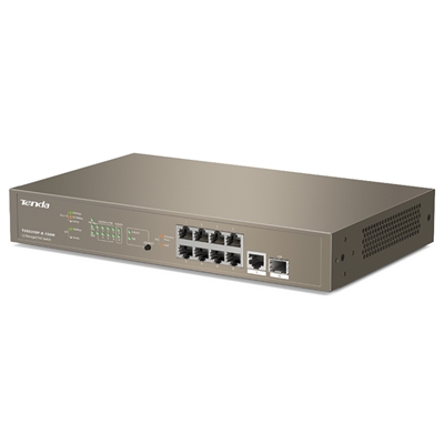 44.794-1.jpg SWITCH 9P GIGABIT POE + 1P SFP BASE X 1000MBPS TENDA TEG5310P-8-150W