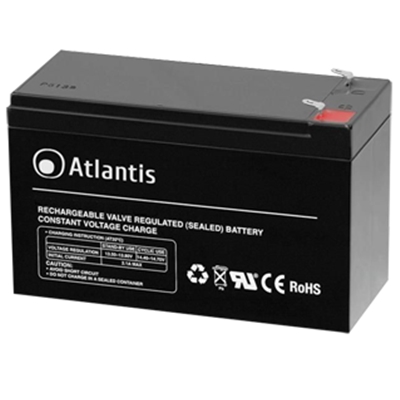 BATTERIA X UPS/ANTIFURTI/ETC. 12V 7.0AH ATLANTIS - A03-BAT12-7.0A - EAN:8026974014135 -GAR. 6 MESI- RETAIL FINO:31/01