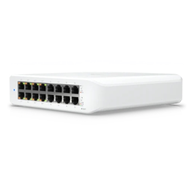 52.4510-1.jpg SWITCH 16P POE LAN GIGABIT UBIQUITI USW-LITE-16-POE GEN2 45W - 16P RJ45 GBE DI CUI 8P POE+