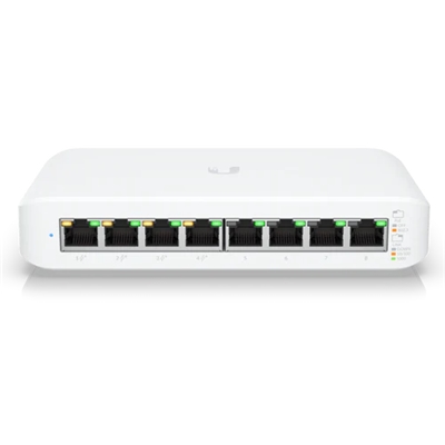 SWITCH 8P POE LAN GIGABIT LITE UBIQUITI USW-LITE-8-POE GEN2 52W - 4P GBE 802.3AT POE+-4P GBE RJ45