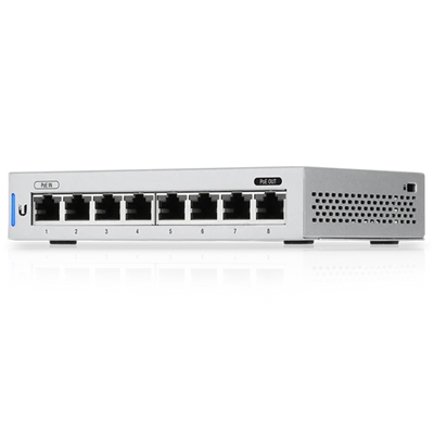 52.5141-2.jpg SWITCH 8P LAN GIGABIT UBIQUITI UNIFI US-8 - 1P POE PASSTHROUGH